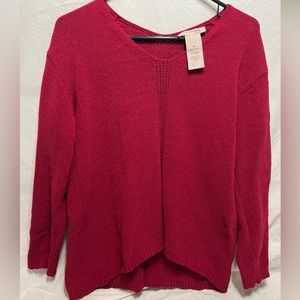 Philosophy Cranberry Sweater
